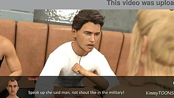 The spell book pt 7 unfolds with sneaky public footjob