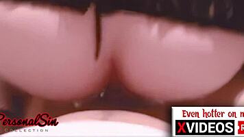 Tranny Breeding Close-Up in Rough Doggystyle Action. Creampie Domination Captured in Vol 14.