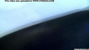 Messy Facials Await Beautiful April Blue After Wild Action!