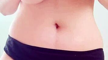 Wow, check this hot massage on big cowboy boobs in black bikini by DepravedMinx!