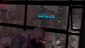 that tattooed teen gives blowjob and gets licked in doggystyle