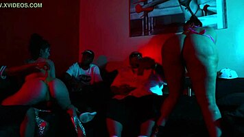 colombian mommy in casting orgy with big tits