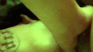 pussy and throat getting fucked in close-up amateur scene