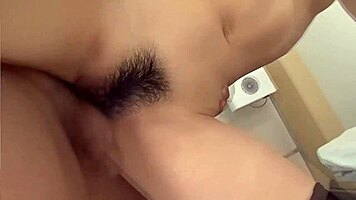 teen gets a sensual fuck in the bedroom