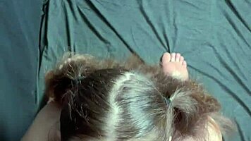 Curvy College Teen 18+ Gets Massive Facial After Sloppy Blowjob!