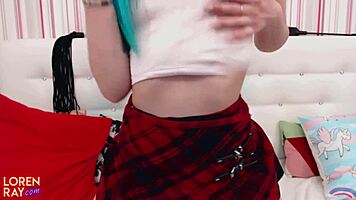 Teen 18+ With Perfect Body Uses Big Dildo And Plays With Butt Plug At Home