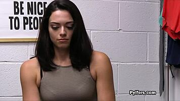 i ripped clothes off teen thief at work for deepthroat on my monster cock