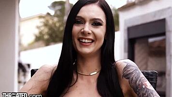 throated slut teen with big dick roughing mouth