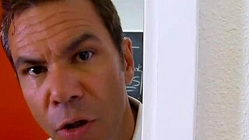 teacher bangs blonde bombshell with a creampie