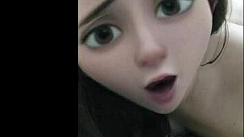 Mexican canadian teen loves being fucked as sex doll in web chat