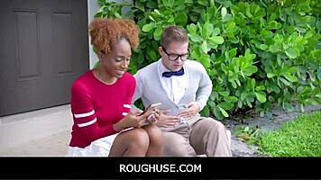 Roughuse Freeuse Black Teen Stepsister