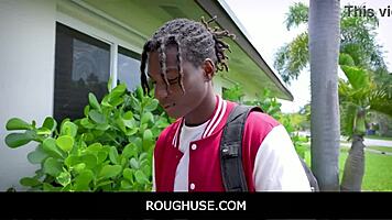 Roughuse Freeuse Black Teen Stepsister