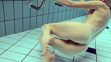 Tiny Ass In A Dress Called Nastya Enjoys Pool Time