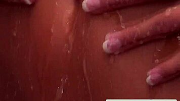 Beautiful cougar feels intense pleasure with teen 18+s in threesome