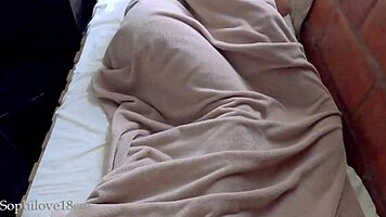 Stepsister Waits for Husband to Leave
