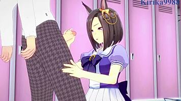 uma musume pretty derby hentai teen gets intense 3d creampie