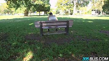 tiny teen latina veronica rodriguez, are you taking those cocks on the bus in public? she asked, brunette amateurs watching the outdoor reality scene