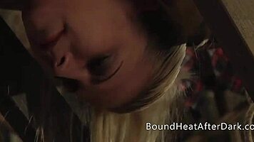 Watch Me Dominate with Collar and Golden Strap-On in Lesbian Play