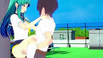 Lum's Intense Hentai Sex in Urusei Yatsura 2022!