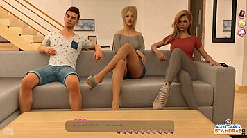 Ep23 outdoor blowjob by Stacy in steamy 3D cartoon scene