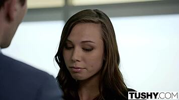 Tushy young 18+ assistant Aidra Fox FUCKED in the ASS