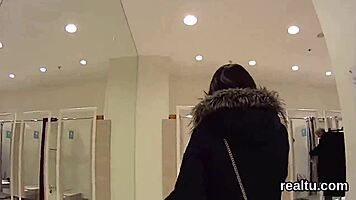 Stellar Czech woman seduced in supermarket encounter