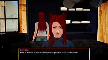 redhead teen says, 'welcome to my new family with big tits and ass'