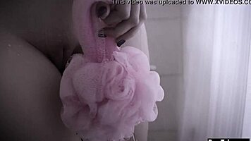 Three porno performers as a young girl, her friend and stepbro naked and having a sexual intercourse