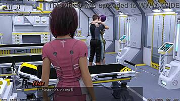 stranded in space 42: encountering a petite 18+ superstar in 3d anime