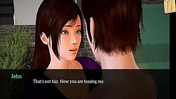 In my new family, the teen girl explores erotic 3D adventures