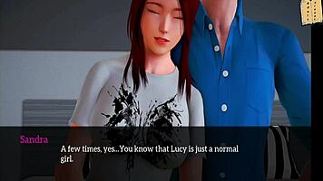 In my new family, the teen girl explores erotic 3D adventures