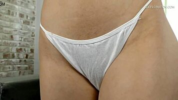 Virgin Teen 18+ Shows Hymen and Masturbates Over Tight Shaved Pussy