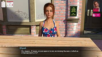 Melody intensely fucked with monster cock in gameplay