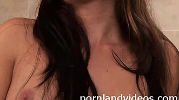 slutty teen diana's hot anal self-pleasure session, intriguing and intense