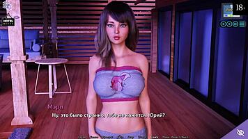 Oh wow, watch her blowjob and fucking in this game scene!