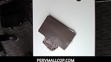 PervMallCop - Shoplifter Nia Nixon rides LP officer's cock