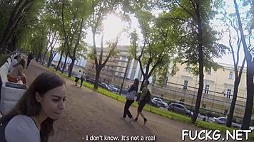 This wicked teen 18+ begged for hardcore action after a sneaky pickup.