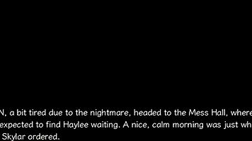 Mature Woman Gives Public Handjob In Stranded In Space Game