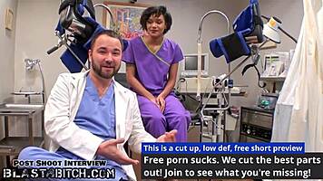 Student Jackie Banes Busted And Cum Blasted By Doctor Tampa!