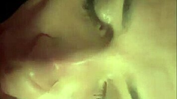 Petite brunette gets her throat fucked with cum