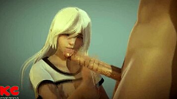 Sweet Teen 18+ Gives Handjob And Sex In 3d Animation