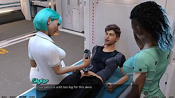 curvy teen wants to touch my big cock in space