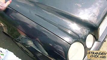 Amazing teen belle claire caught fucking in public