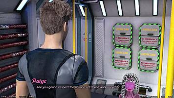 Teen stranded in space becomes master's curvy apprentice