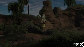 Treasureofnadia takes cock in mouth and sucks in hentai game