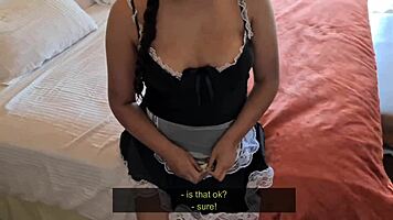 Joven Sirvienta Da Culito Por Dinero