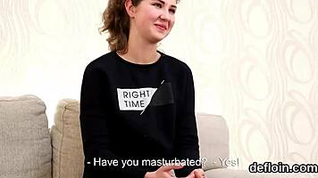 Cuddly sweetie explores intimate moment with partner