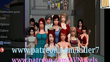 In my new family, the redhead amateur gets erotic sex with tits and ass in the game!