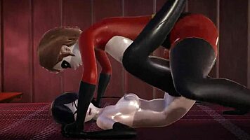 Violet Parr Gets Creampied By Helen!