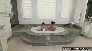 Petite Gracie Green and Tara Ashley Explore Intense Threesome Pleasures.
